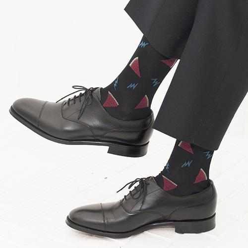 Water Melon Mens Socks-LEGWEAR-kiwandakiwanda-kiwandakiwanda
