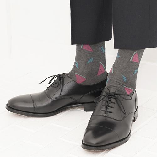 Water Melon Mens Socks-LEGWEAR-kiwandakiwanda-kiwandakiwanda